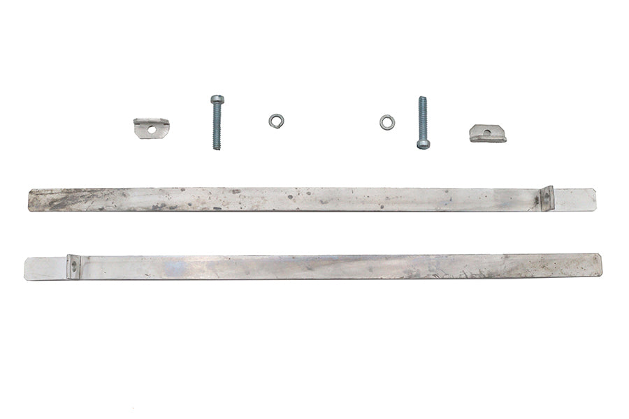 HARLEY Replica Cadmium Ansaugkrümmer-Klemmen-Set passend für 1955-1964 FL,
