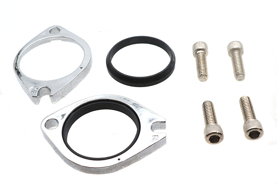 HARLEY Intake Manifold Flange Kit Chrome Fits 1986-1999 FXST,   1986-1999 FLST,   1986-1999 FLT,   1