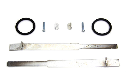 HARLEY Replica Cadmium Intake Manifold Clamp Set fits 1957-1977 XL,   1955-1977 FL,   1971-1977 FX,