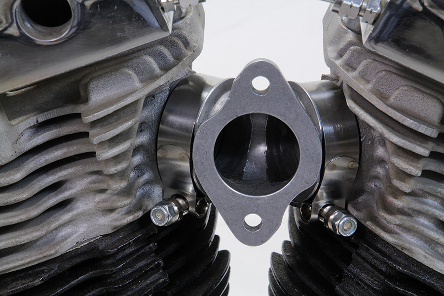 HARLEY Power Ansaugkrümmer-Schellensatz mit Flachdichtungen Passend für 1978-1984 FL, 1978-1984 FX, 1978-198