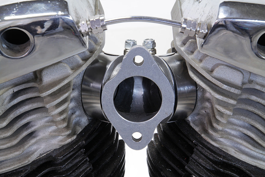 HARLEY Power Ansaugkrümmer-Schellensatz mit Flachdichtungen Passend für 1978-1984 FL, 1978-1984 FX, 1978-198