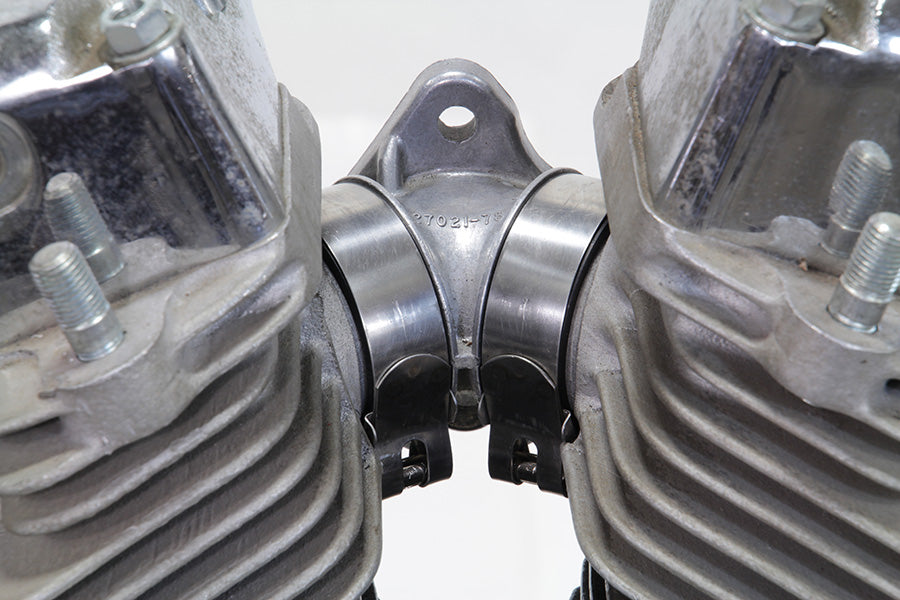 HARLEY Power Ansaugkrümmer-Schellensatz mit Flachdichtungen Passend für 1978-1984 FL, 1978-1984 FX, 1978-198