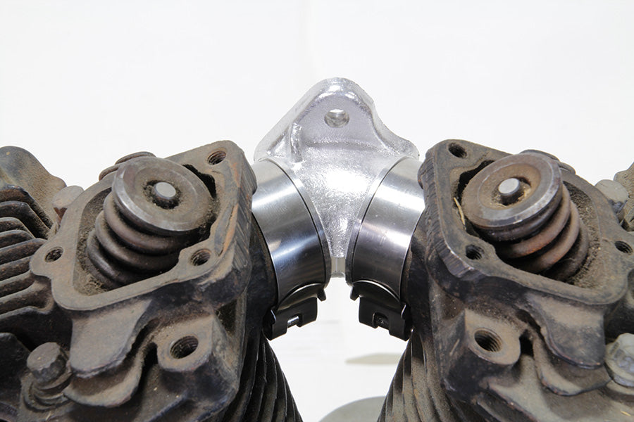 HARLEY Power Ansaugrohr-Klemmsatz mit O-Ringen Passend für 1971-1977 FX, 1955-1977 FL, 1957-1977 X