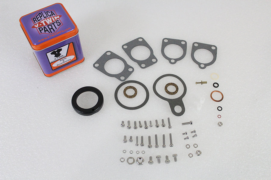 HARLEY Carburetor Service and Hardware Kit fits 1936-1952 EL,  1941-1965 FL,  1936-1956 G,  1936-1952 W,