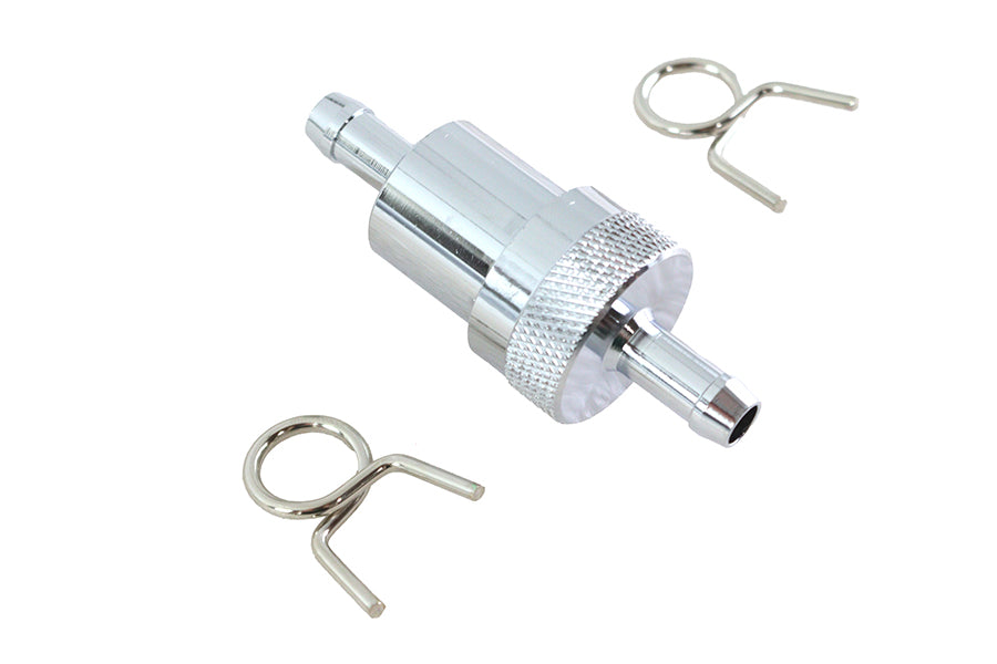 HARLEY Kraftstofffilter aus Leichtmetall, Chrom, passend für 0- Custom, Anwendung