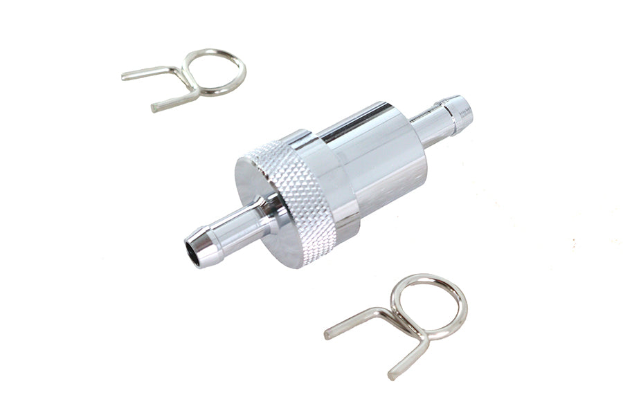 HARLEY Kraftstofffilter aus Leichtmetall, Chrom, passend für 0- Custom, Anwendung