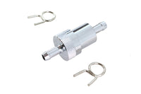 HARLEY Kraftstofffilter aus Leichtmetall, Chrom, passend für 0- Custom, Anwendung