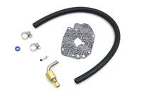 HARLEY Retrofit Fuel Line Kit Black for S&S  inchE inch and OKO Car fits 0-  Custom, application for S&S Super E, G and OKO carburetors