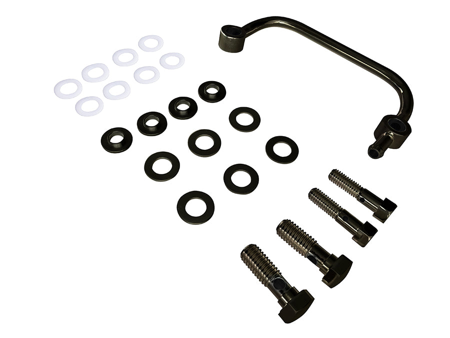 HARLEY Luftfilter Entlüftungs-Kit Schwarz Passend für 1993-2017 FLT, 1993-UP FXD, 1993-2015 FLST, 1993-20