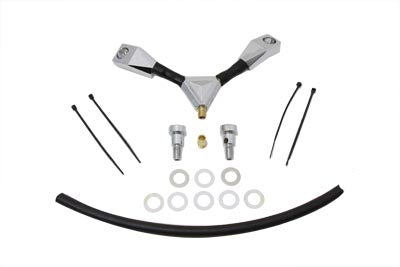 HARLEY Billet „Y“ Entlüfter-Kit Passend für 1999–2017 FXST, 1999–2017 FLST, 1999–2016 FLT, 199