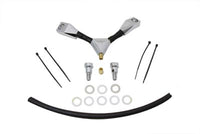HARLEY Billet „Y“ Entlüfter-Kit Passend für 1999–2017 FXST, 1999–2017 FLST, 1999–2016 FLT, 199