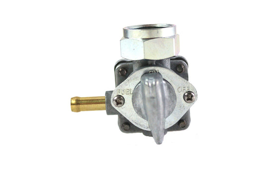 HARLEY Petcock Fuel Valve Natural Alloy fits 2002-2006 FLT,  2002-2006 FXST,  2002-2006 FLST,  2002-2006 FXD,