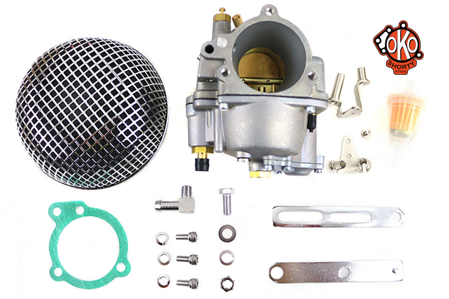 HARLEY OKO Shorty 47mm Vergaser-Kit Passend für 0-  Custom, Anwendung