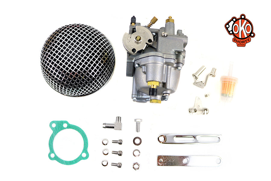 HARLEY OKO Shorty 47mm Vergaser-Kit Passend für 0-  Custom, Anwendung
