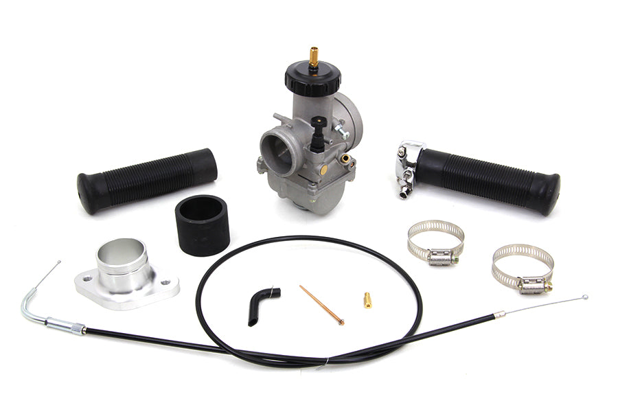HARLEY 38mm OKO Flatslide Vergaser Kit passend für 1966-1984 FL, 1966-1984 FX, 1961-1984 XL,