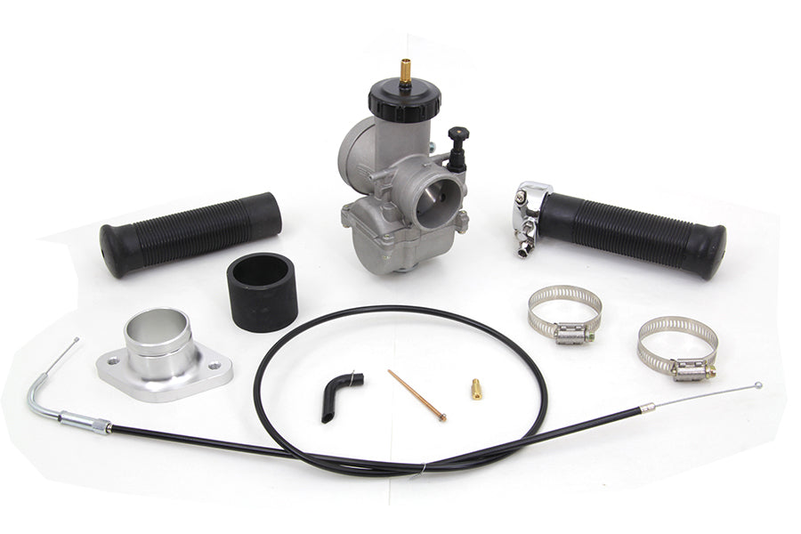 HARLEY 38mm OKO Flatslide Vergaser Kit passend für 1966-1984 FL, 1966-1984 FX, 1961-1984 XL,