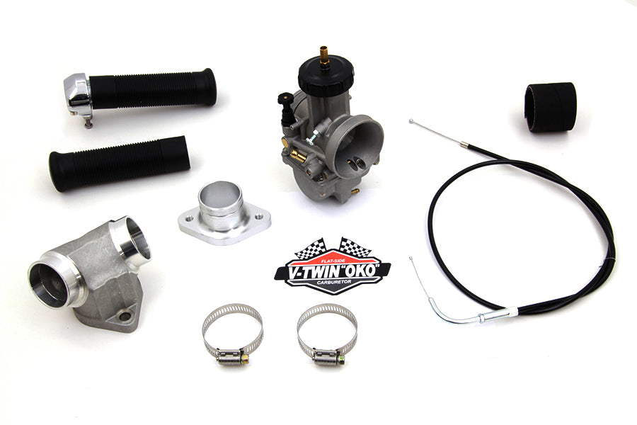 HARLEY 38mm OKO Flachschiebervergaser-Kit passend für XL ab Baujahr 1986,