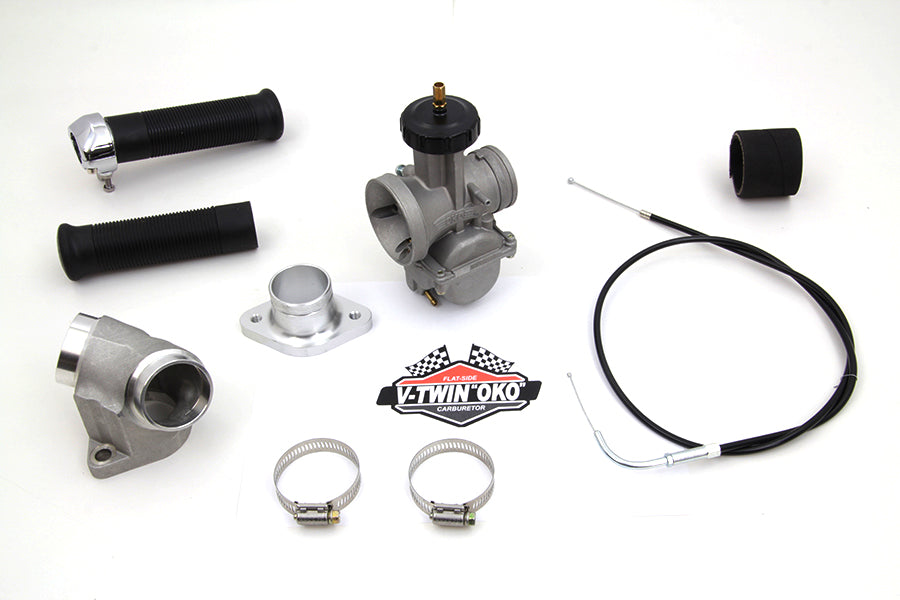 HARLEY 38mm OKO Flachschiebervergaser-Kit passend für XL ab Baujahr 1986,