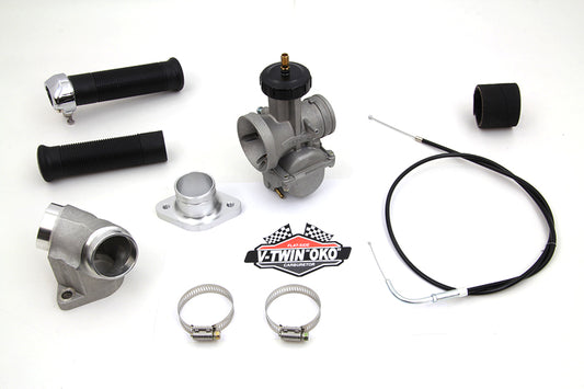 HARLEY 38mm OKO Flachschiebervergaser-Kit passend für XL ab Baujahr 1986,