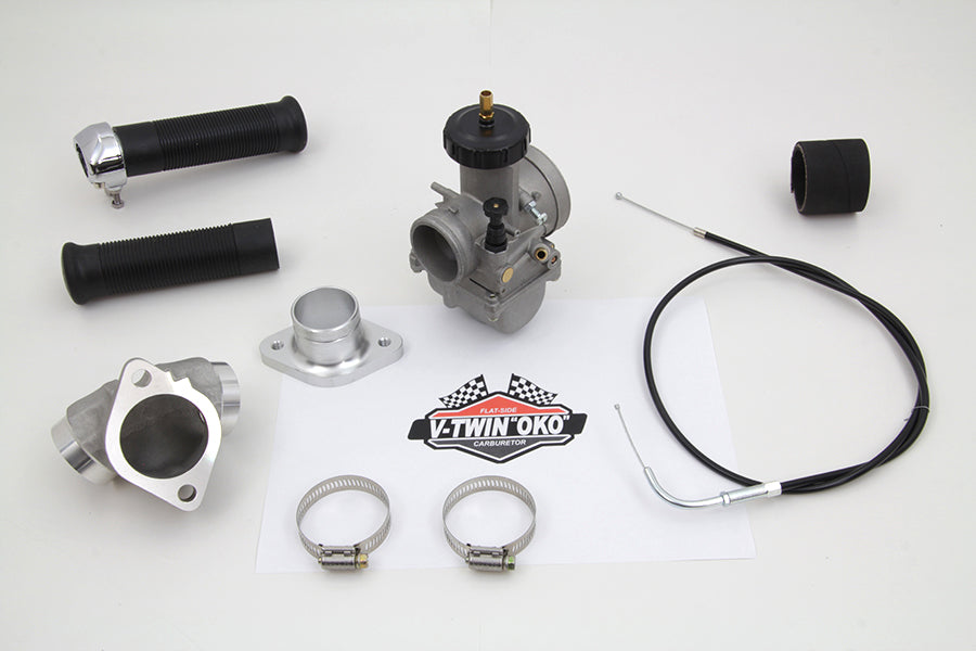 HARLEY 38mm OKO Flachschiebervergaser-Kit passend für XL ab Baujahr 1986,