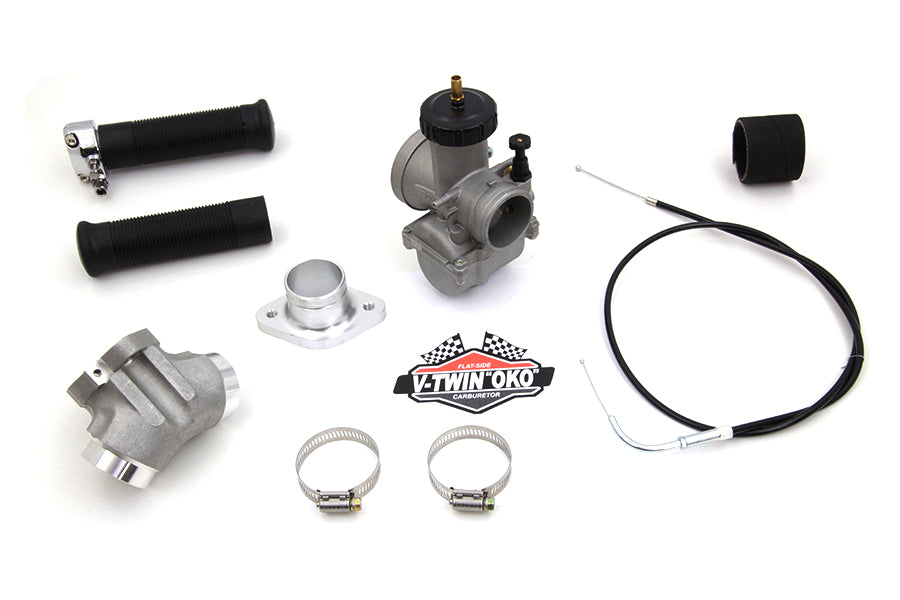 HARLEY 38mm OKO Flachschiebervergaser-Kit passend für XL ab Baujahr 1986,
