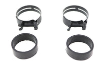 HARLEY Schwarze Ansaugkrümmer-Klemmsatz passend für 1978-1984 FL, 1978-1984 FX, 1978-1984 XL,
