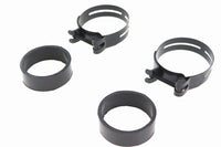 HARLEY Schwarze Ansaugkrümmer-Klemmsatz passend für 1978-1984 FL, 1978-1984 FX, 1978-1984 XL,