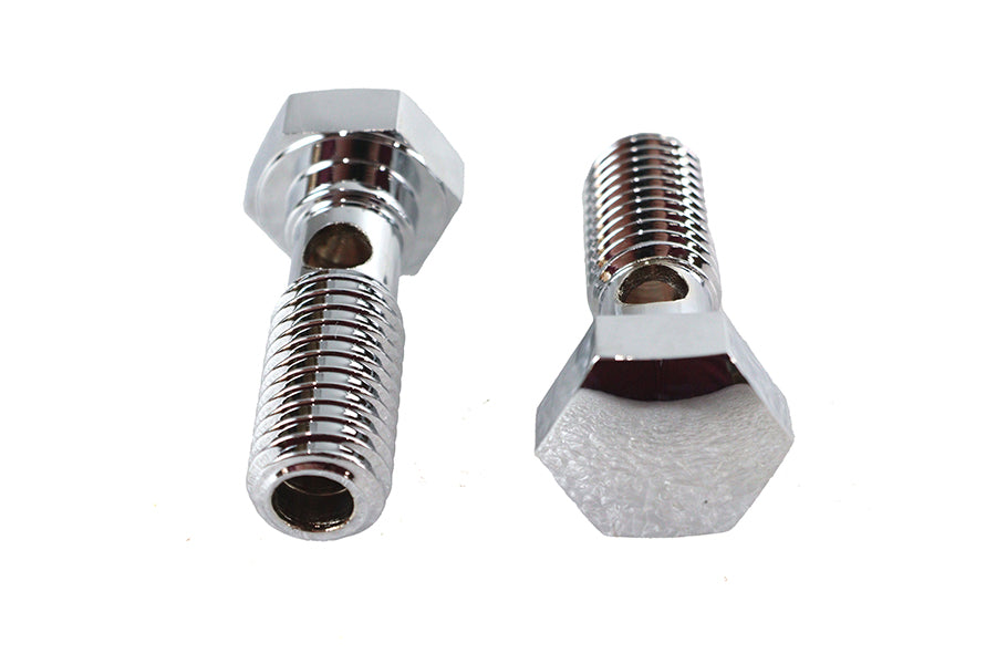 HARLEY Entlüfter-Banjoschrauben-Set Chrom passend für 1992-1998 FXST, 1992-1998 FLST, 1992-1998 FXD, 1992