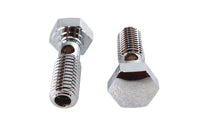 HARLEY Entlüfter-Banjoschrauben-Set Chrom passend für 1992-1998 FXST, 1992-1998 FLST, 1992-1998 FXD, 1992