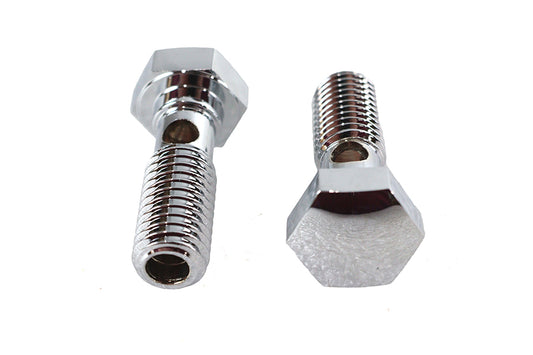 HARLEY Entlüfter-Banjoschrauben-Set Chrom passend für 1992-1998 FXST, 1992-1998 FLST, 1992-1998 FXD, 1992