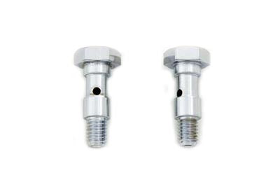 HARLEY Entlüftungsschrauben-Set Chrom Passend für 1999-2007 FXST, 1999-2007 FLST, 1999-2007 FXD, 1999-2007