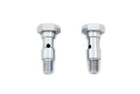 HARLEY Entlüftungsschrauben-Set Chrom Passend für 1999-2007 FXST, 1999-2007 FLST, 1999-2007 FXD, 1999-2007