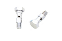 HARLEY Entlüftungsschrauben-Set Chrom Passend für 1999-2007 FXST, 1999-2007 FLST, 1999-2007 FXD, 1999-2007