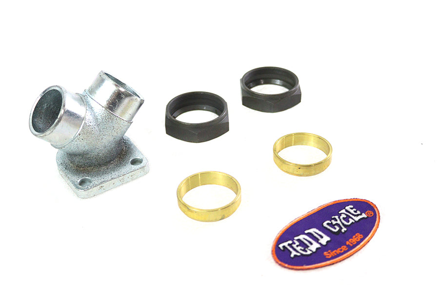 HARLEY 45 Zoll Ansaugkrümmer-Kit passend für 1937-1973 G, 1936-1952 W,