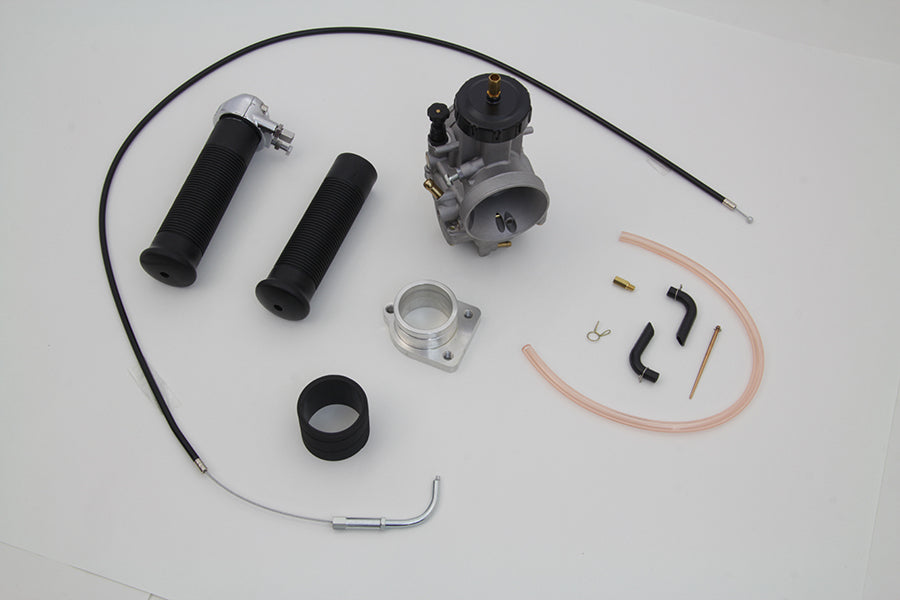 HARLEY 38mm Flachschiebervergaser-Kit Passend für 1937-1948 UL, 1930-1951 Chief,