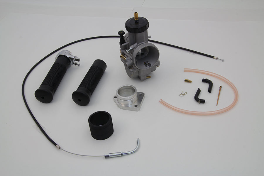 HARLEY 38mm Flachschiebervergaser-Kit Passend für 1937-1948 UL, 1930-1951 Chief,