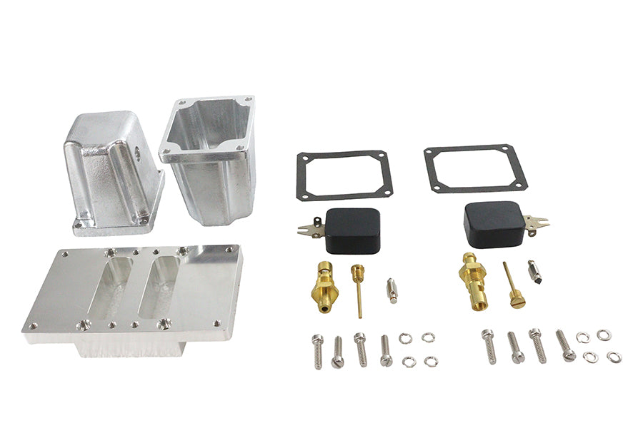 HARLEY "L" Series Dual-Vergaser-Schwimmerkammer-Kit Passt 0- Alle, S&S "L" Serienvergaser"