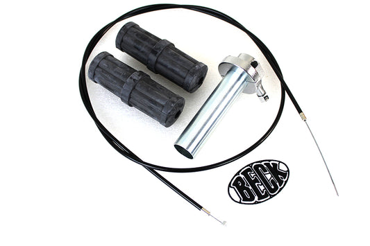 HARLEY 1/4 inch Turn Throttle Kit fits 1976-1996 FL,   1976-1966 FX,   1976-1996 XL,   1976-1996 FL,   1976-1996 FX,