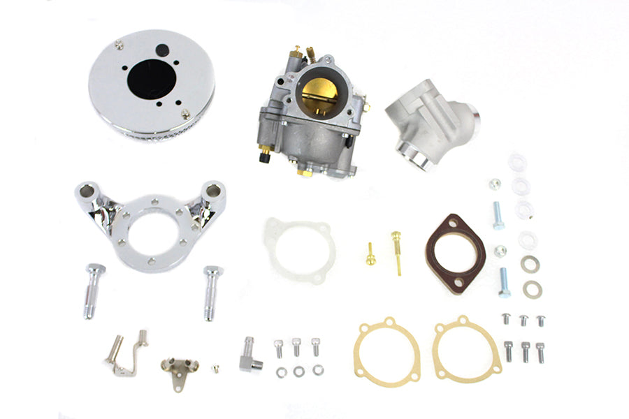 HARLEY XL 47 mm OKO Shorty Vergaser-Kit aus Aluminium passend für XL ab 2007, 883 ccm XL ab 2007, 1200 ccm