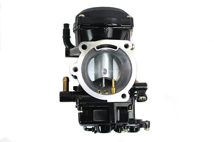 ハーレー 40mm CVキャブレターアセンブリ グロスブラック 1991-2006 XL、1200cc対応