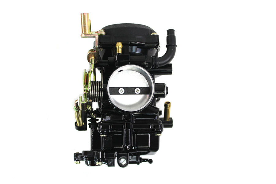 ハーレー 40mm CVキャブレターアセンブリ グロスブラック 1991-2006 XL、1200cc対応