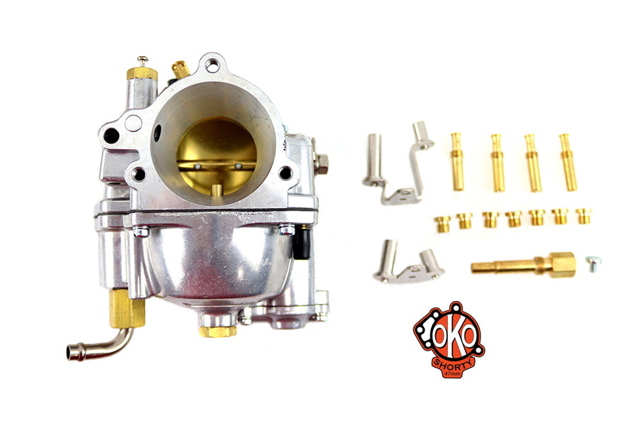 HARLEY OKO Performance Shorty 47mm Vergaser poliert passend für 0- Custom, Anwendung