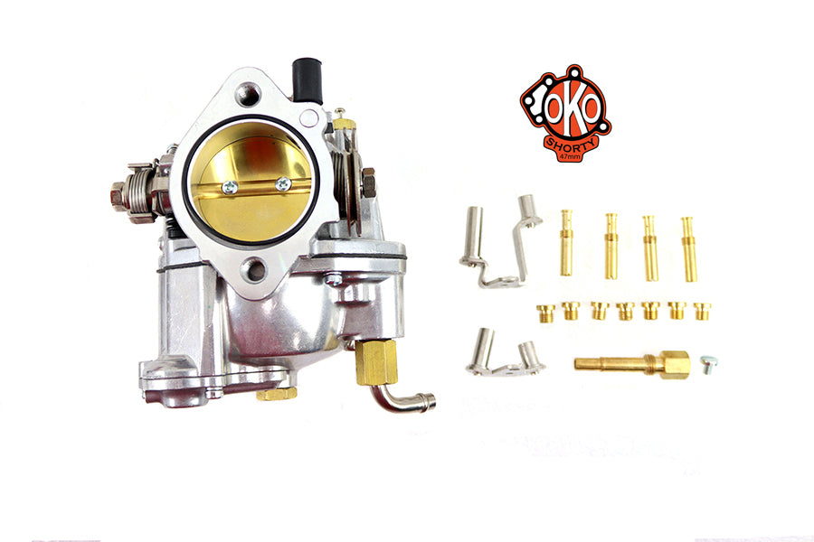 HARLEY OKO Performance Shorty 47mm Vergaser poliert passend für 0- Custom, Anwendung
