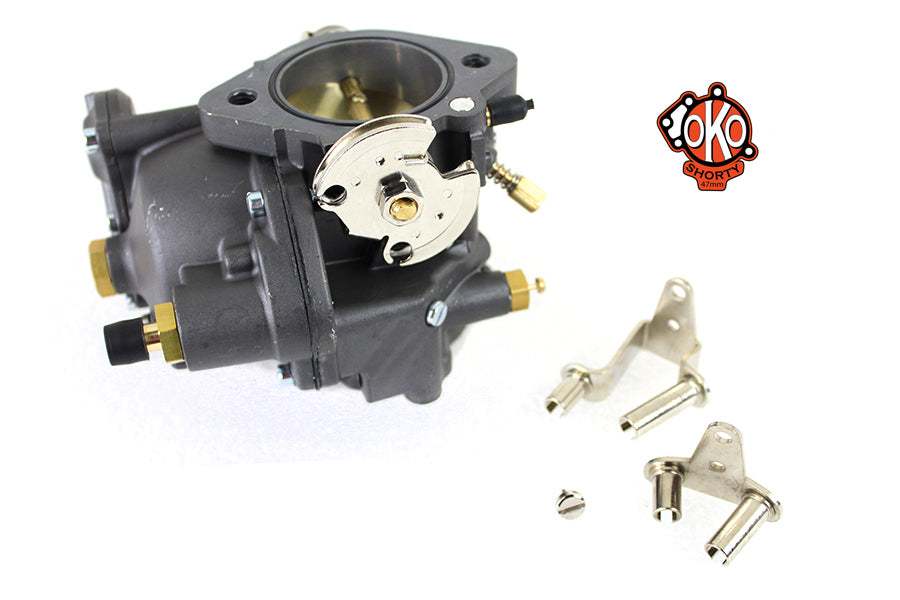 HARLEY OKO Performance 1-7/8 Zoll Shorty Vergaser Dunkelgrau Passend für 0- Custom, Anwendung