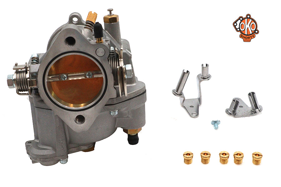 HARLEY OKO Performance 1-7/8 Zoll Shorty Vergaser-Kit Passend für 1993-2007 FLH,   1993-2007 FXST,   1993