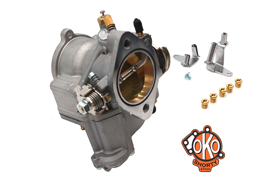 HARLEY OKO Performance 1-7/8 Zoll Shorty Vergaser-Kit Passend für 1993-2007 FLH,   1993-2007 FXST,   1993