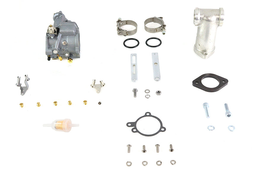 HARLEY OKO Panhead Shorty 1-7/8 Zoll Vergaserkit Legierung Passend für 1955-1965 FL,   1941-1947 FL,