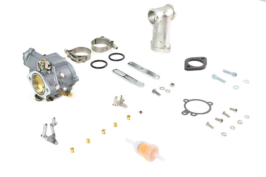 HARLEY OKO Panhead Shorty 1-7/8 Zoll Vergaserkit Legierung Passend für 1955-1965 FL,   1941-1947 FL,