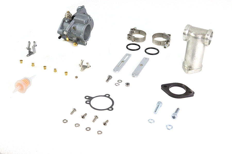 HARLEY OKO Panhead Shorty 1-7/8 Zoll Vergaserkit Legierung Passend für 1955-1965 FL,   1941-1947 FL,