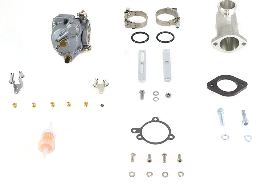HARLEY OKO Panhead Shorty 1-7/8 Zoll Vergaserkit Legierung Passend für 1955-1965 FL,   1941-1947 FL,